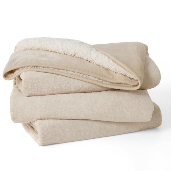 Lesure Waterproof Fleece Blanket Washable - 152x203cm Ultra Soft Grey Dog Blanket Over Sofa Bed Garden, Twin/Double Throw with Soft Plush, Fit All Season