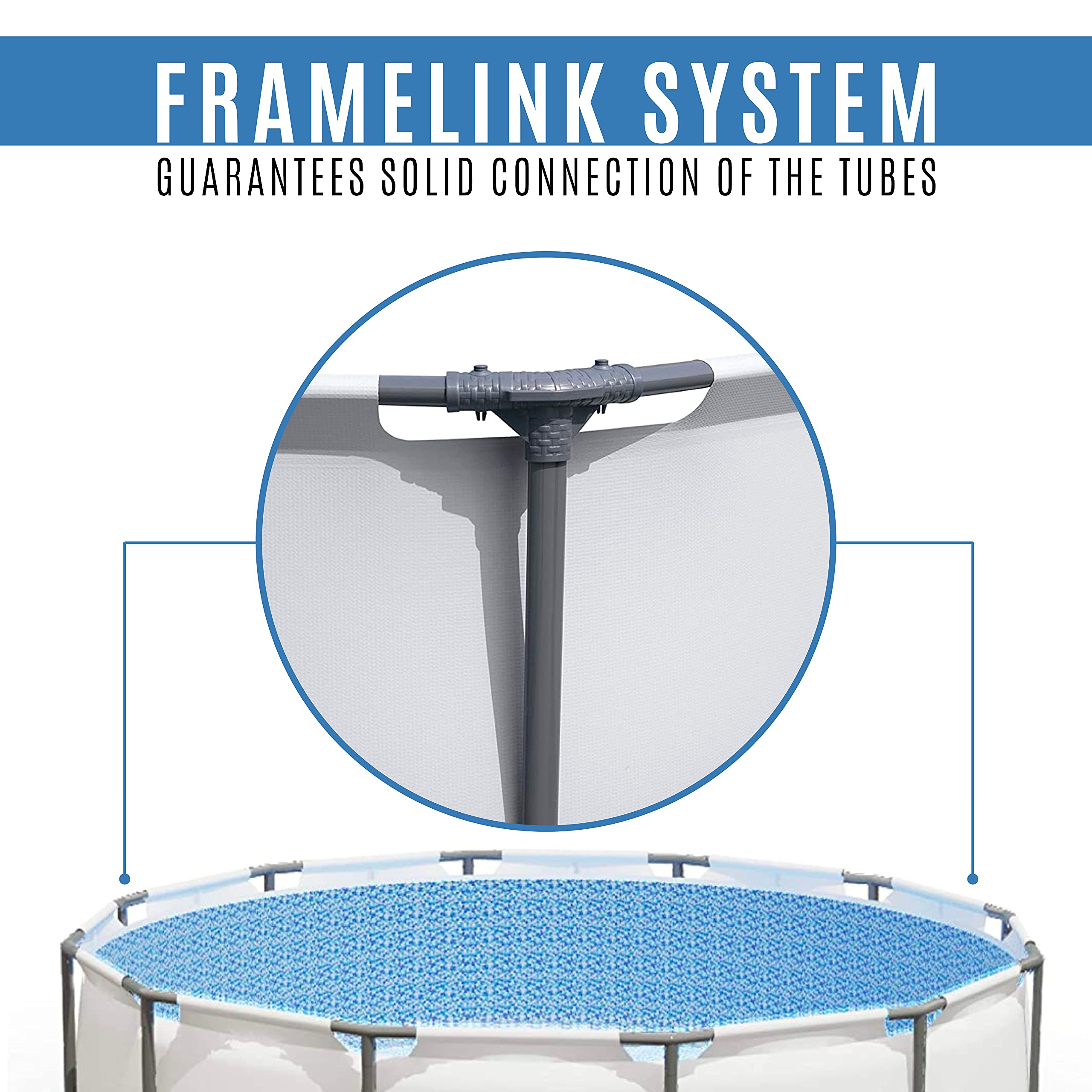 Bestway Steel Pro Max | Metal Frame Above Ground Pool, Family Outdoor Pool 10ft