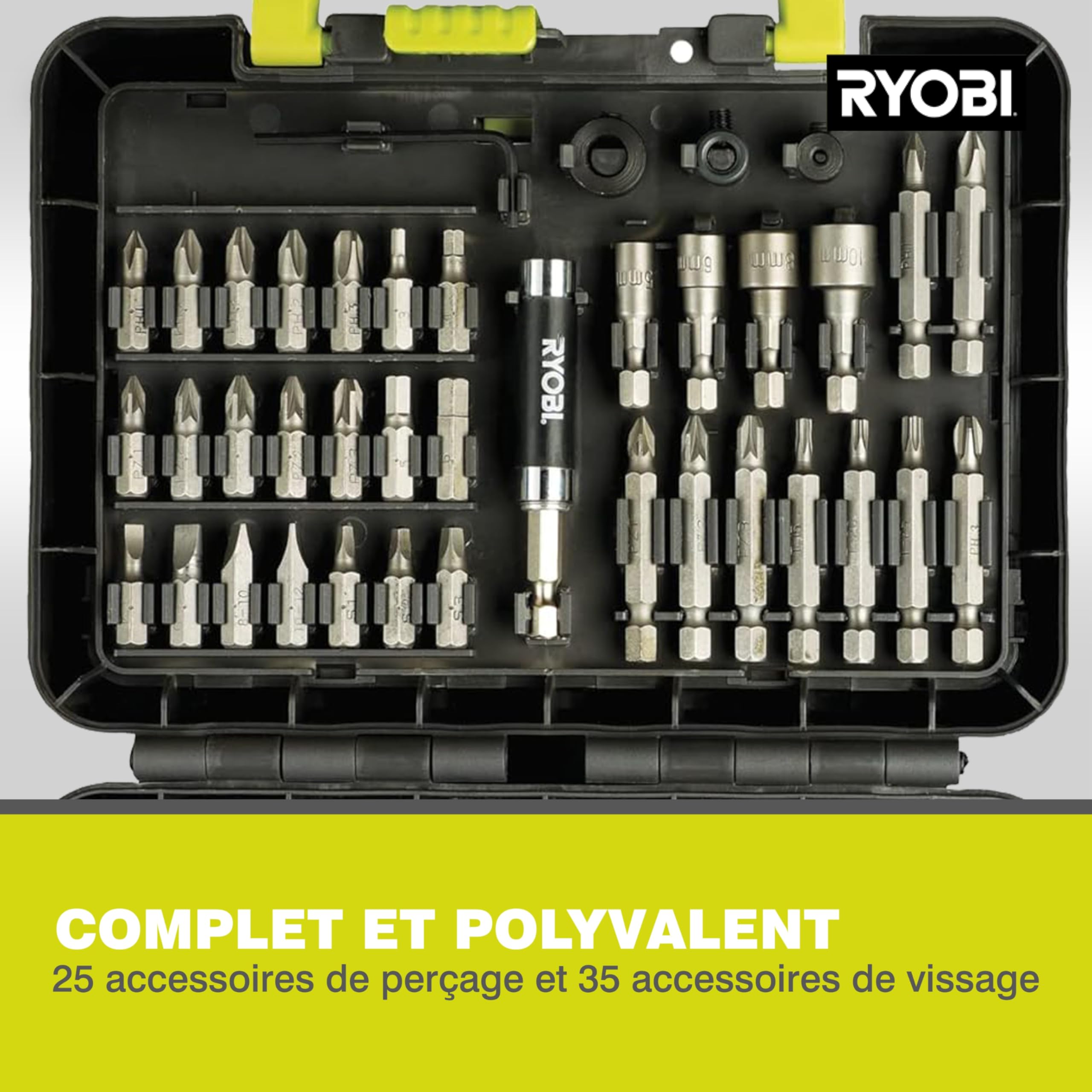 Ryobi RAK32DDMIX Mixed Drilling and Screwdriving Bit Set (32 Piece)