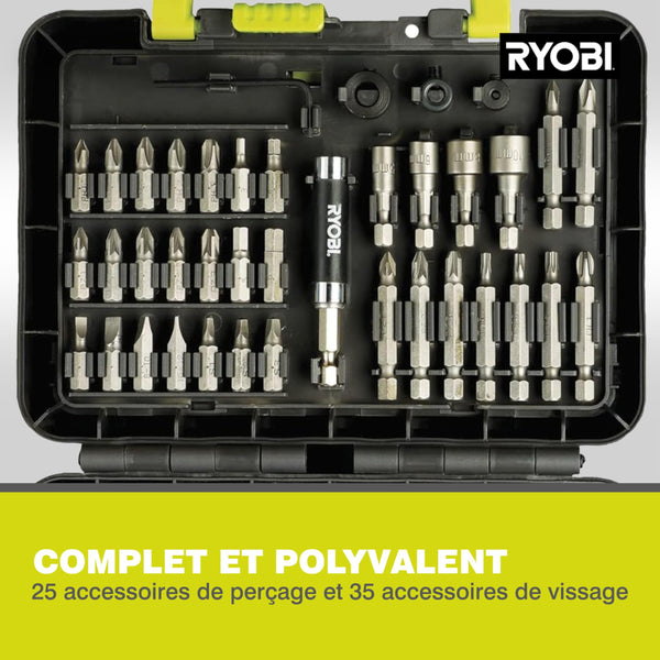 Ryobi RAK32DDMIX Mixed Drilling and Screwdriving Bit Set (32 Piece)