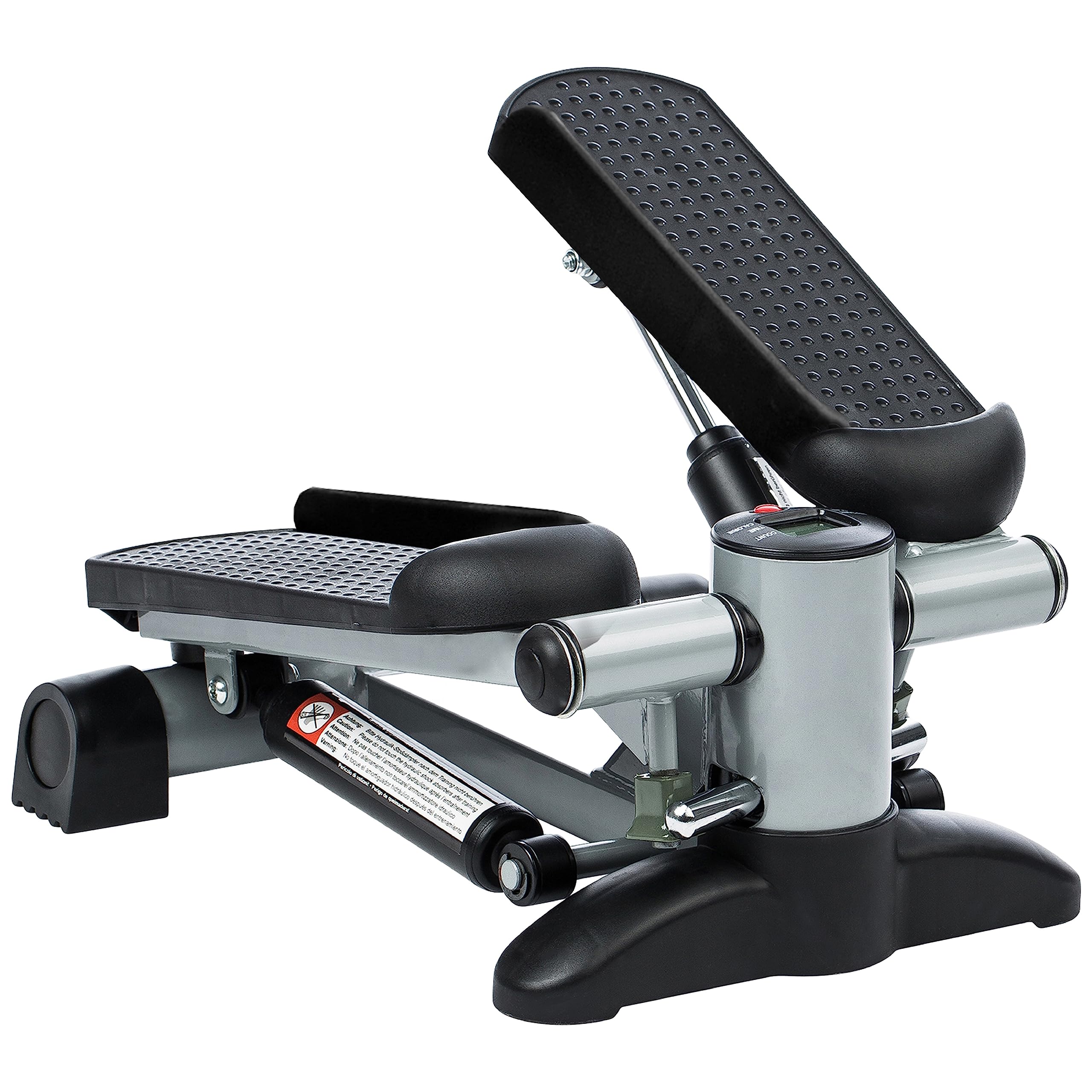 Ultrasport Swing Stepper, home trainer stepper with training computer, up-down stepper for beginners and advanced users, small and compact stepper,