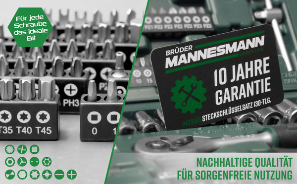 Mannesmann Socket and Bit Set (130 Pieces)