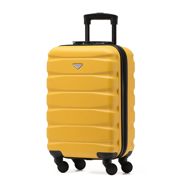 Flight Knight Set of 3 Lightweight 4 Wheel ABS Hard Case Suitcases Cabin & Hold Luggage Options Approved for Over 100 Airlines Including easyJet, British Airways, Ryanair, Jet2 & Many More