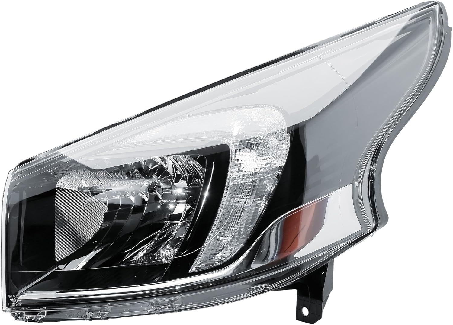 LONGLING Replacement Driver Right Side O/S Headlight Head Lamp Electric Adjustment with DRL 6 pins for Vauxhall Vivaro 2014-2019