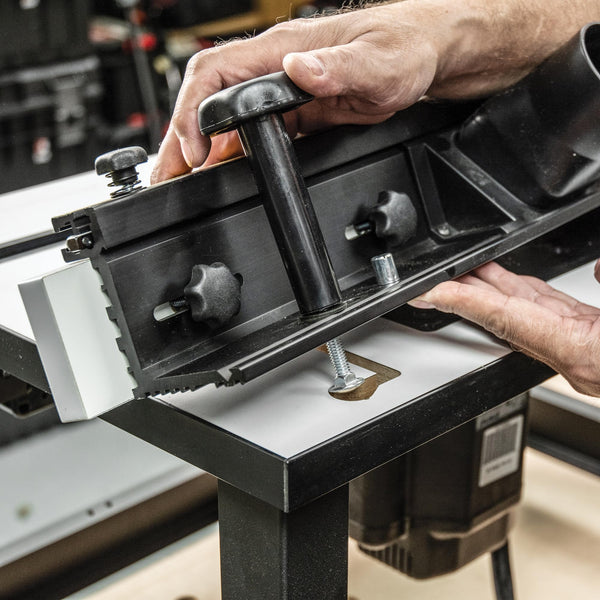 Trend Portable Benchtop Router Table with Robust Construction for Workshop & Site Use, 240V, CRT/MK3