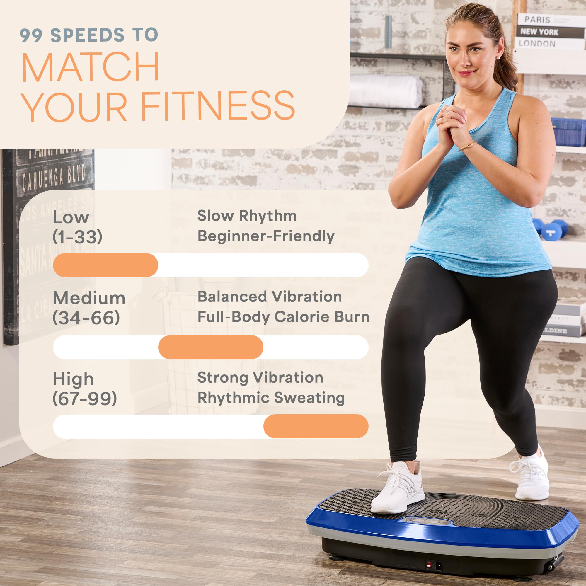 LifePro Hovert 3D Vibration Plate Machine, Dual Motor Oscillation, Lateral and 3D Motion Vibration Platform Machine, Full Body Workout Equipment for Home Exercise and Fitness Training