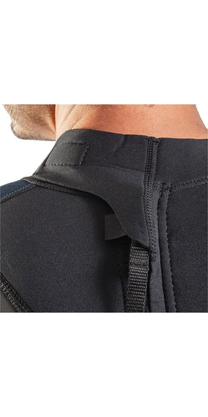 Gul Mens G-Force 3mm Back Zip Shorty Wetsuit - Black Navy - Easy Stretch - 80% D-Flex panels for durability