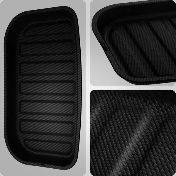 Spigen Tesla Model Y (~2024) Front Trunk Mat Cargo Liner, All Weather Floor Mats, Boot Liner, Waterproof, Easy To Clean Material, Designed for Model Y Accessories - Carbon Edition