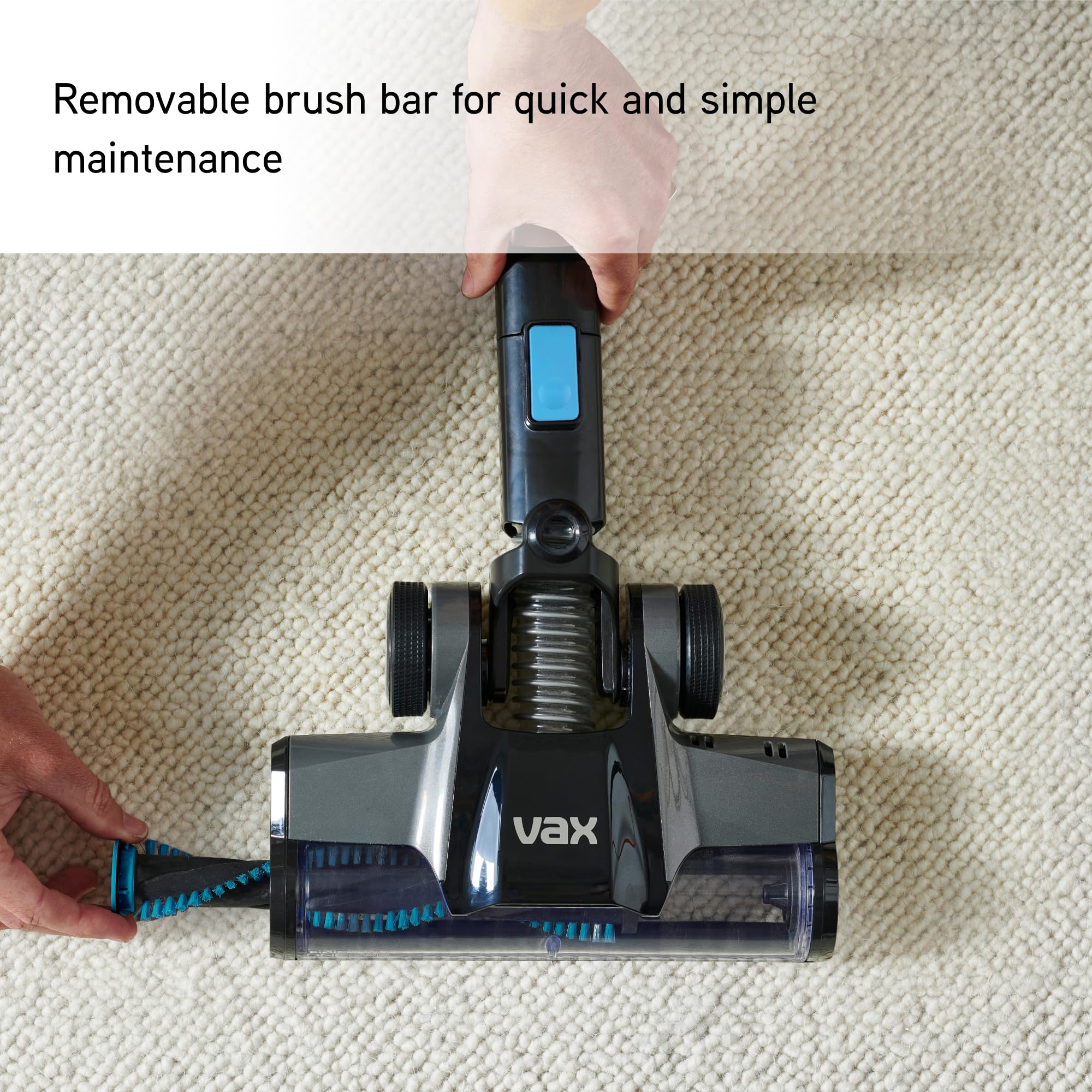 Vax Pace Plus Cordless Vacuum Cleaner, Lightweight 3.1kg, 40 Minute Runtime, Boost Mode, Captures up to 99% of Particles, Crevice & Stair Tools, CLSV-PAKA, Blue