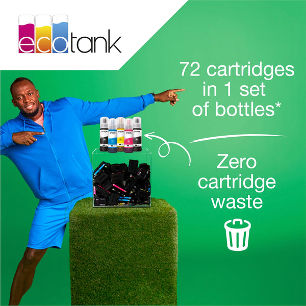 Epson EcoTank ET-2850 A4 Multifunction Air Print and Wi-Fi Ink Tank Printer with double sided printing, Up To 3 Years Of Ink Included