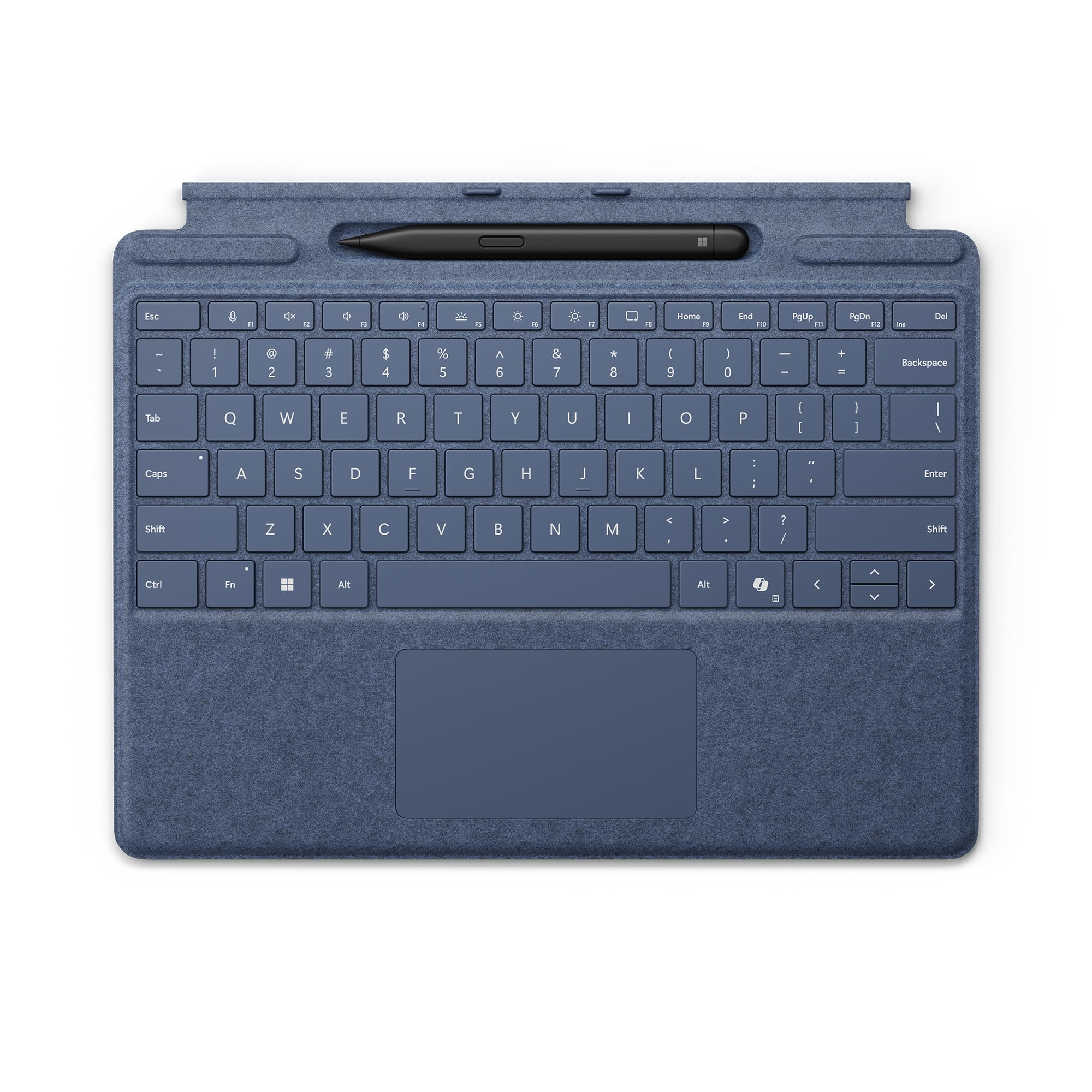 Microsoft Surface Pro Flex Keyboard with Slim Pen | Black | 2-in-1 Alcantara® Keyboard for Surface Pro Windows 11 Copilot+ PC