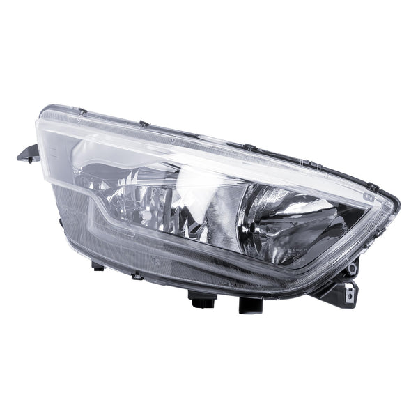 Replacement Passenger Left Side N/S Headlight Head Lamp Electric Adjustment with Round Plug for IVECO Daily 2014-2019