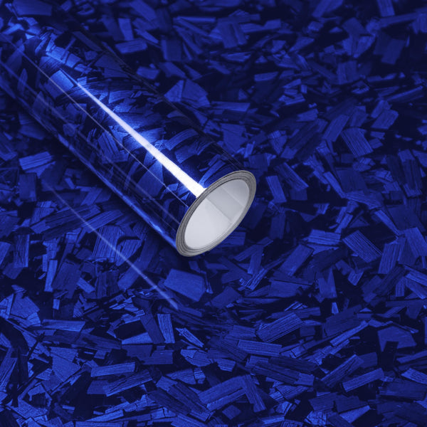 Purple Forged Carbon Fiber Vinyl Wrap, Foneso Self Adhesive Film, High Glossy Car Wrap Roll, Auto Interior Stickers Sheets Films Wraps Without Bubble for DIY Use 1ft x 5ft