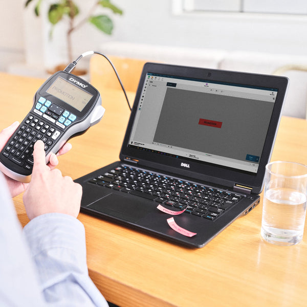 DYMO LabelManager 420P Label Maker | High Performance Rechargeable Portable Label Printer | Computer Connection | Print Barcodes, Logos & Graphics