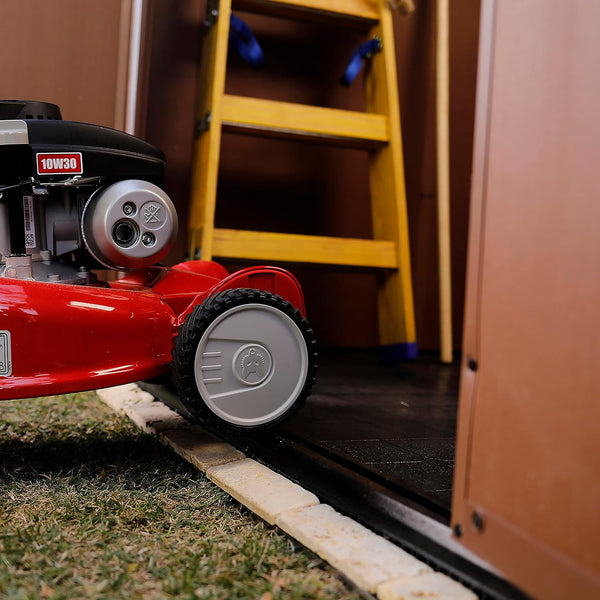 Keter Darwin Outdoor Apex Double Door Garden Storage Shed 6 X 4ft Brown Wood Look And Feel | Fade Free | All Weather Resistant | Safe And Secure | Zero Maintenance | 15 Year Warranty