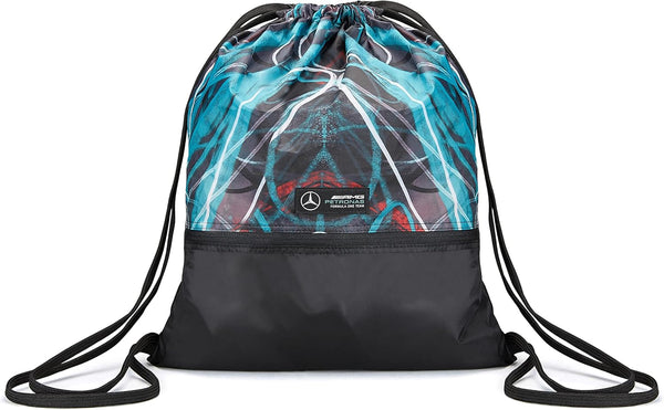 Mercedes AMG Petronas Formula One Team - Official Formula 1 Merchandise - Graffiti Pull Bag - Black - One size