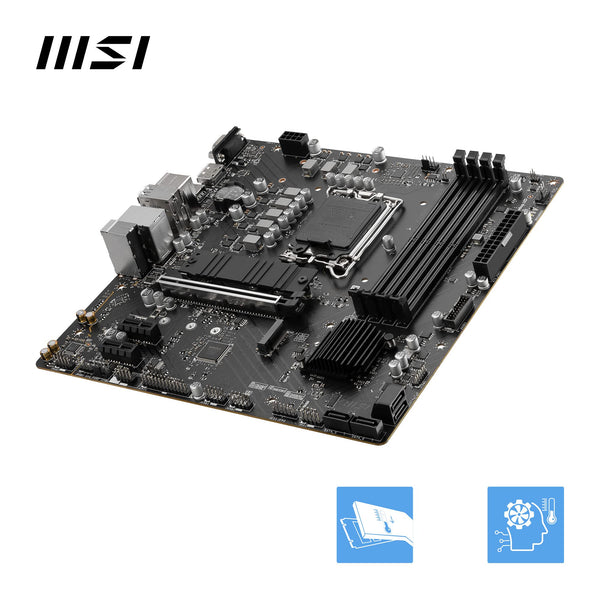 MSI B760 GAMING PLUS WIFI DDR4 Motherboard, ATX - Supports Intel 14th, 13th & 12th Gen Core Processors, LGA 1700 - DDR4 Memory Boost 5333+MHz/OC, 1x PCIe 4.0 x16, 2 x M.2 Gen4, 2.5G LAN, Wi-Fi 6E