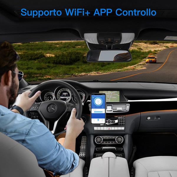 AAOBOSI Compressor Camping Fridge 95L, Car Fridge Dual Zone with 12/24V DC and 100-240V AC, -20°C to 20°C Portable Freezer for Car, Campervan, Lorry, Truck, Boat