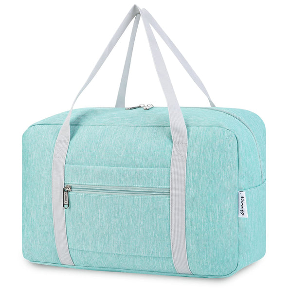 for Ryanair Airlines Cabin Bag 40x20x25 Underseat Foldable Travel Duffel Bag Holdall Tote Carry on Hand Luggage Overnight for Women and Men 20L (Black)