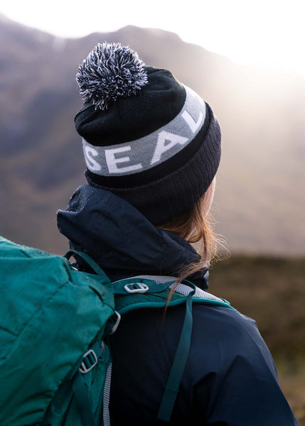 SEALSKINZ | Foulden | Water Repellent Cold Weather Unisex Bobble Beanie Hat | Lightweight & Breathable