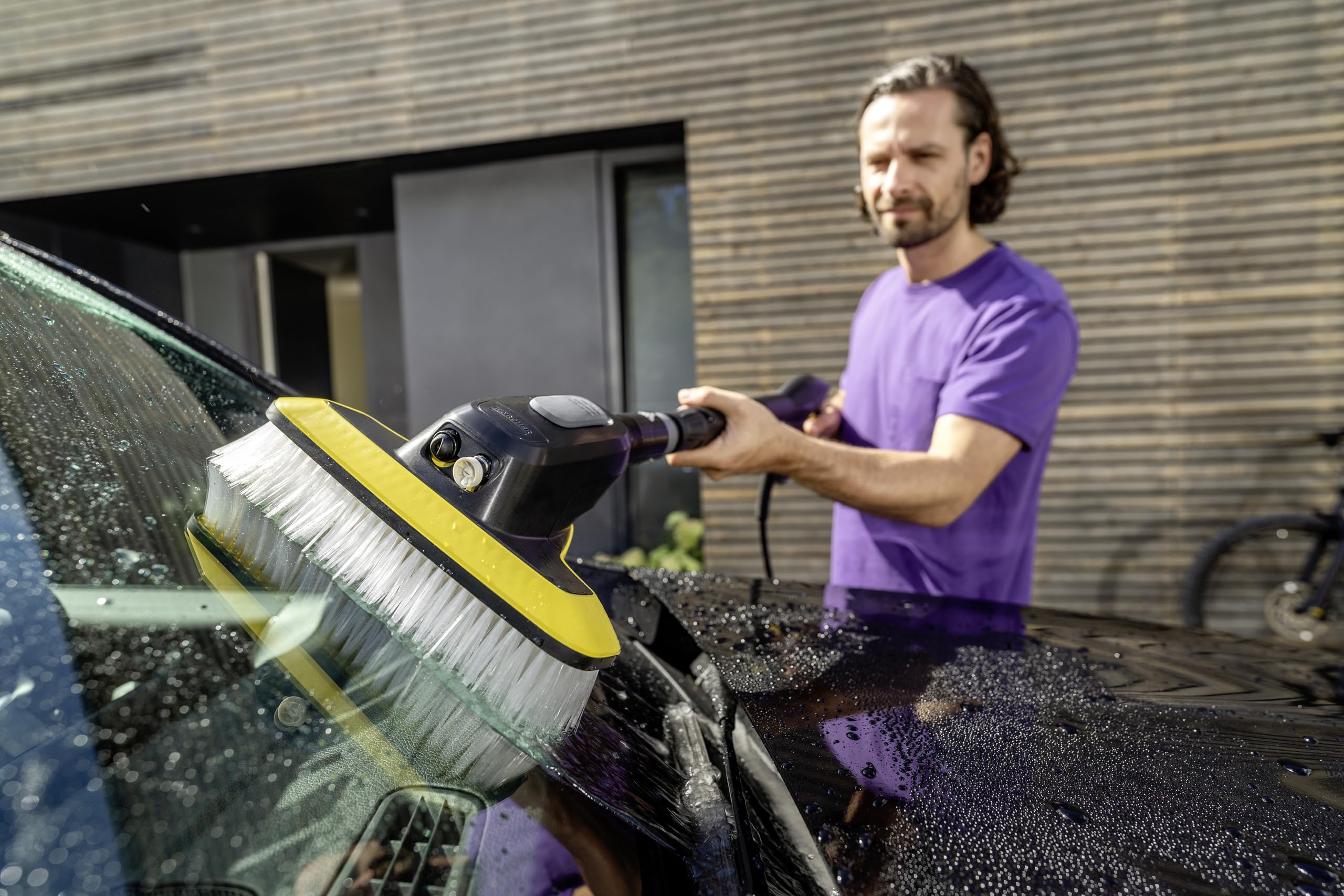 Kärcher K 2 Power Control Home pressure washer, pressure: max. 110 bar, flow rate: 360 l/h, area: 20 m²/h, water filter, weight: 4.0 kg, high-pressure gun, dirt blaster, spray lance, Home Kit