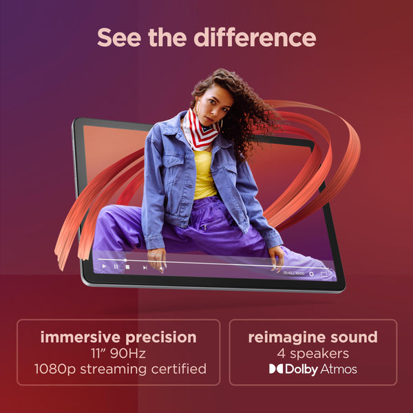 Lenovo Tab M9 Android tablet | 9-inch HD | 32GB | Clear Case + Film | WiFi | 3GB RAM | Arctic Grey | Designed for portable entertainment