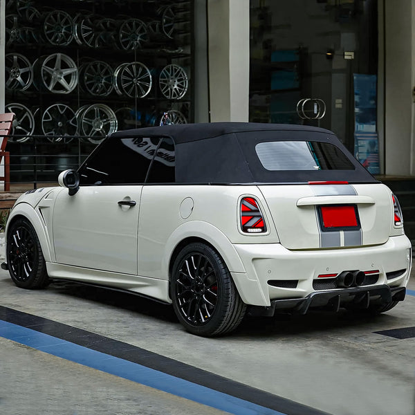 VLAND LED Rear Lights Compatible with Mini Cooper R56 R57 R58 R59 2007-2013, w/Startup Dynamic Display & Sequential Turn Indicator, 1 Set (Red)