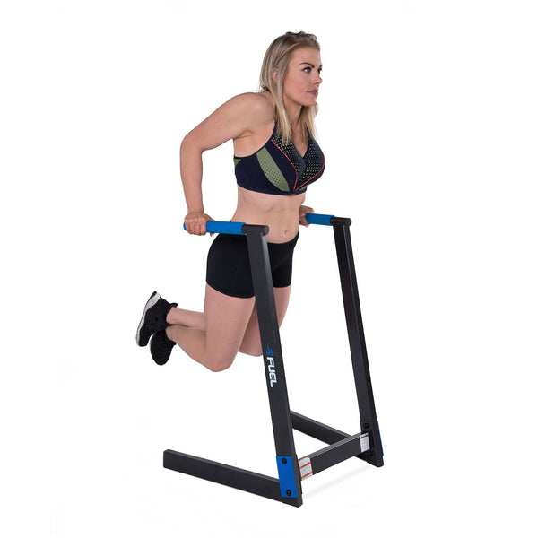 Fuel Pureformance Bodyweight Training Dip Station Black/Blue