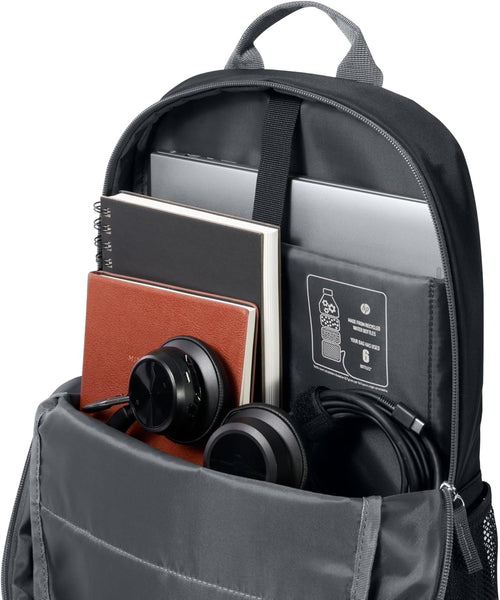HP 15.6-Inch Laptop Backpack | Padded Laptop Compartment, Comfortable, Durable, Lightweight and Water-Resistant | Water-Bottle Pocket | Padded Shoulder Straps | Responsibly Made