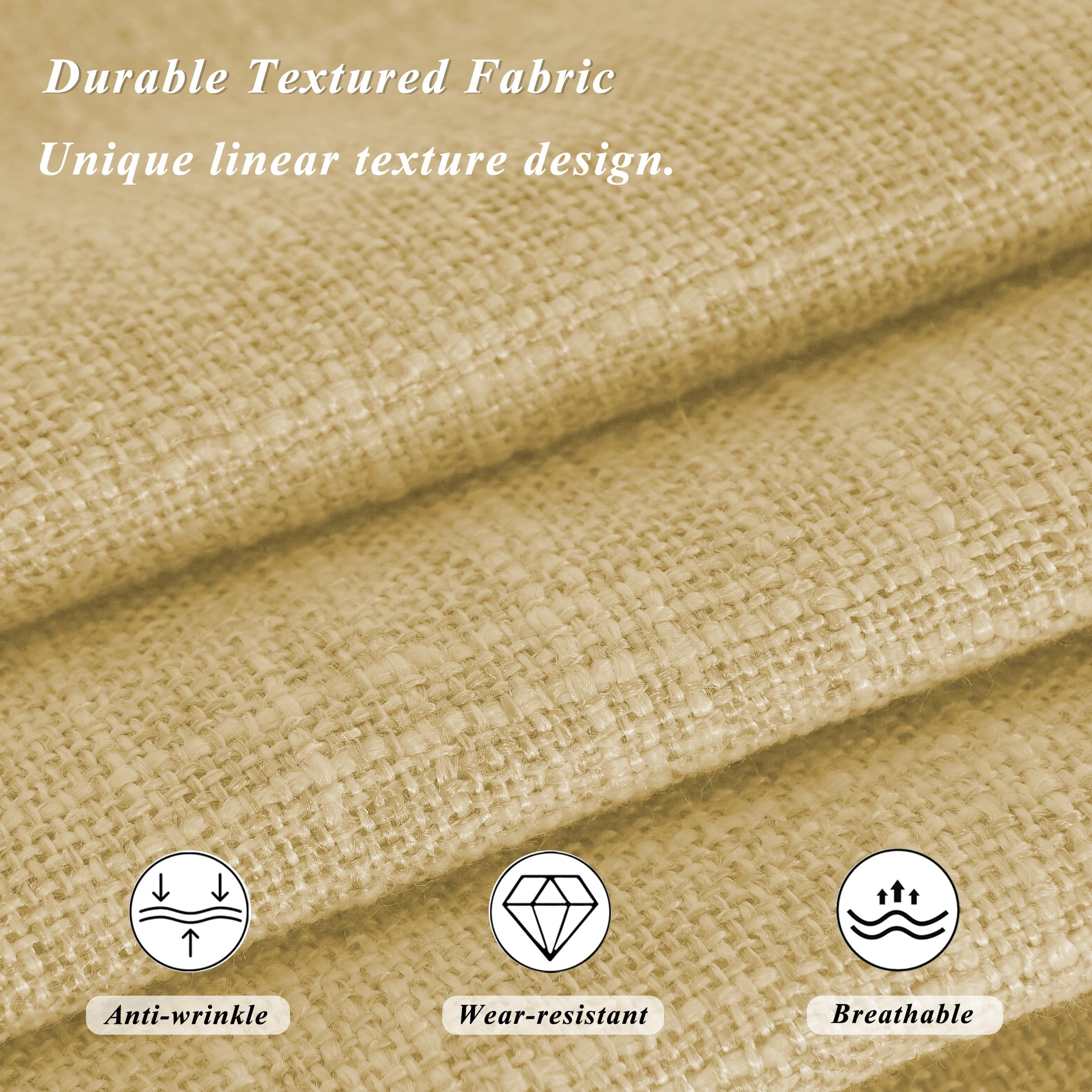 FlyGulls Non Slip Chair Cushions for Dining Chairs Set of 4 Kitchen Chair Cushions 18"x18"x3" Turfted Chair Pads Comfortable and Soft Seat Cushion