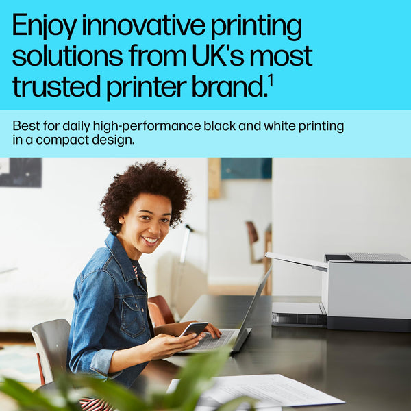 HP LaserJet M209dw Wireless Black & White Printer | 1 Year Limited Warranty | 2-sided printing | 150-sheet input tray Auto-On/Off technology | Best for small businesses and home offices
