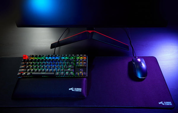 Glorious Gaming GMMK Compact 60%, Barebones (Frame Only) - Mechanical Gaming Keyboard, Per Key RGB, Hotswap & Customisable, International/ISO Layout - Black