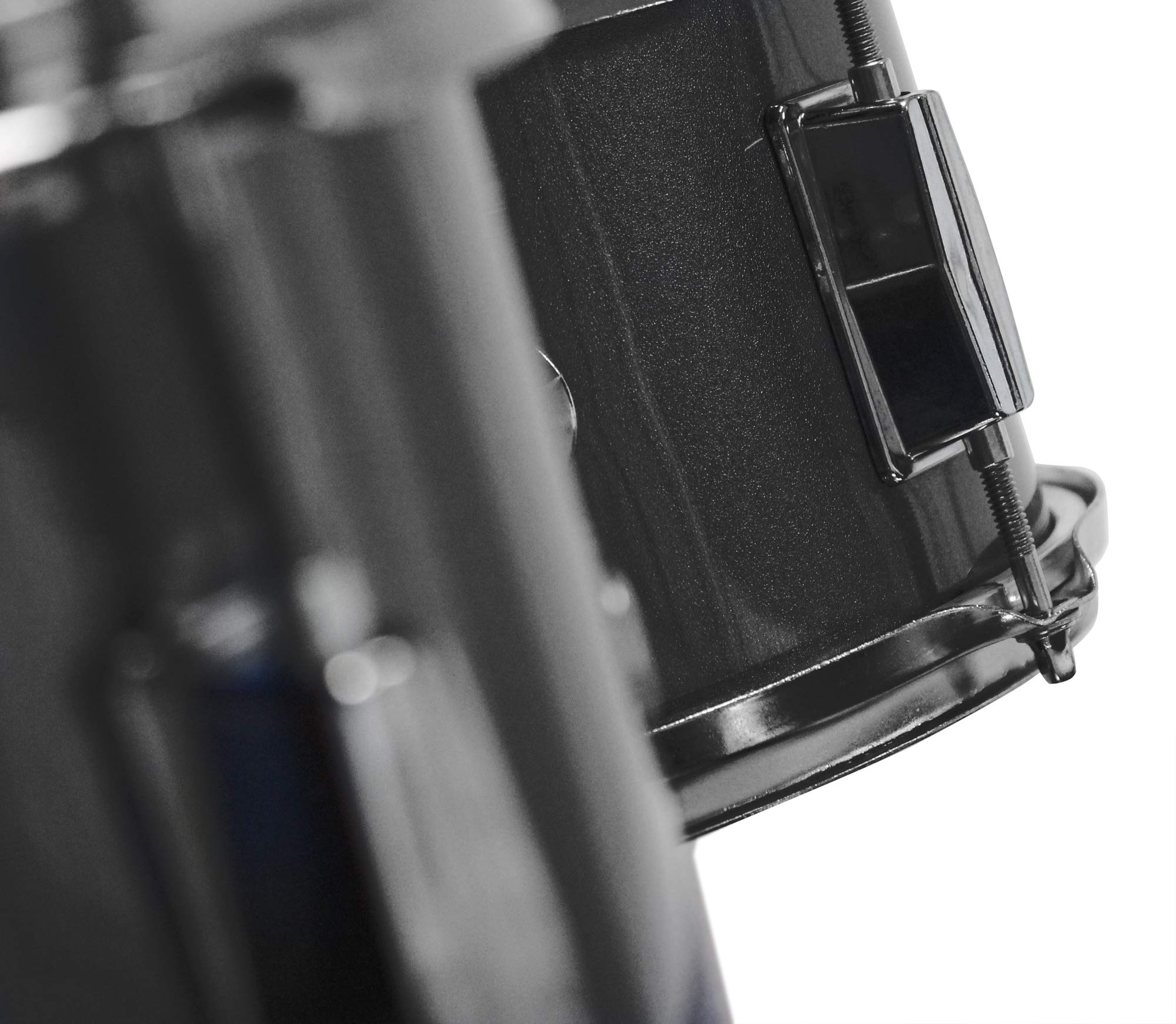 Music Alley DBJK02-BK Three Piece Junior Drum Kit for Kids with Cymbal Pedal Drum Stool and Drum Sticks Metallic Black 3 Piece