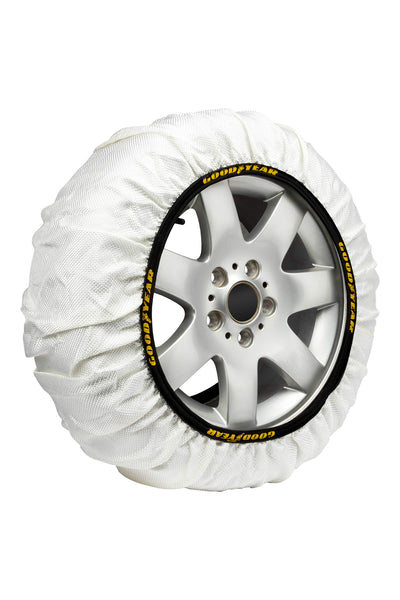 Goodyear Set of 2 x 9 mm Metallic Car Snow Chains Size 110 with Automatic Tensioner