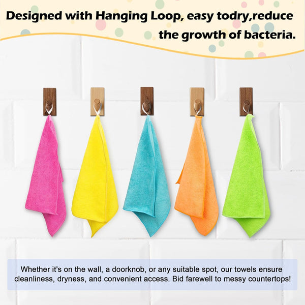 20 Pack Microfiber Cleaning Cloth, Lint-Free Car Wash Towels, All-Purpose Absorbent Cleaning Rags for Housekeeping, Dust Cloth for Office, Mechanic, Automotive