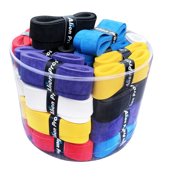 Alien Pros Tennis Racket Grip Tape (60 Grips) ? Precut and Dry Feel Tennis Grip ? Tennis Overgrip Grip Tape Tennis Racket ? Wrap Your Racquet for High