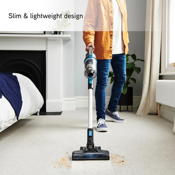 Vax Pace Plus Cordless Vacuum Cleaner, Lightweight 3.1kg, 40 Minute Runtime, Boost Mode, Captures up to 99% of Particles, Crevice & Stair Tools, CLSV-PAKA, Blue