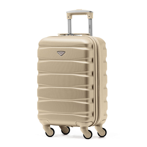 Flight Knight Set of 3 Lightweight 4 Wheel ABS Hard Case Suitcases Cabin & Hold Luggage Options Approved for Over 100 Airlines Including easyJet, British Airways, Ryanair, Jet2 & Many More