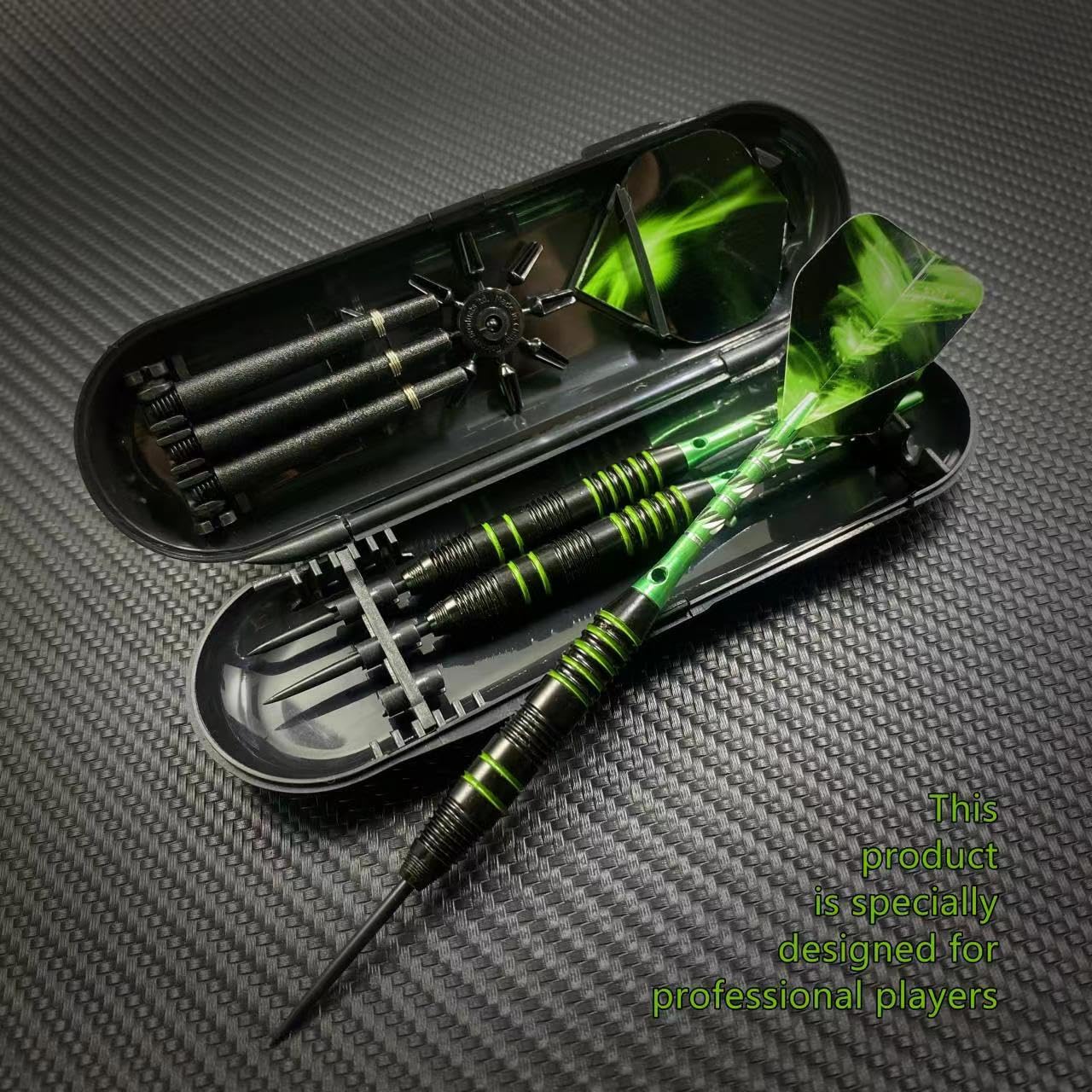 Steel Tip Darts Set,3 Pack Professional Dart with Aluminum Shafts and Darts Case