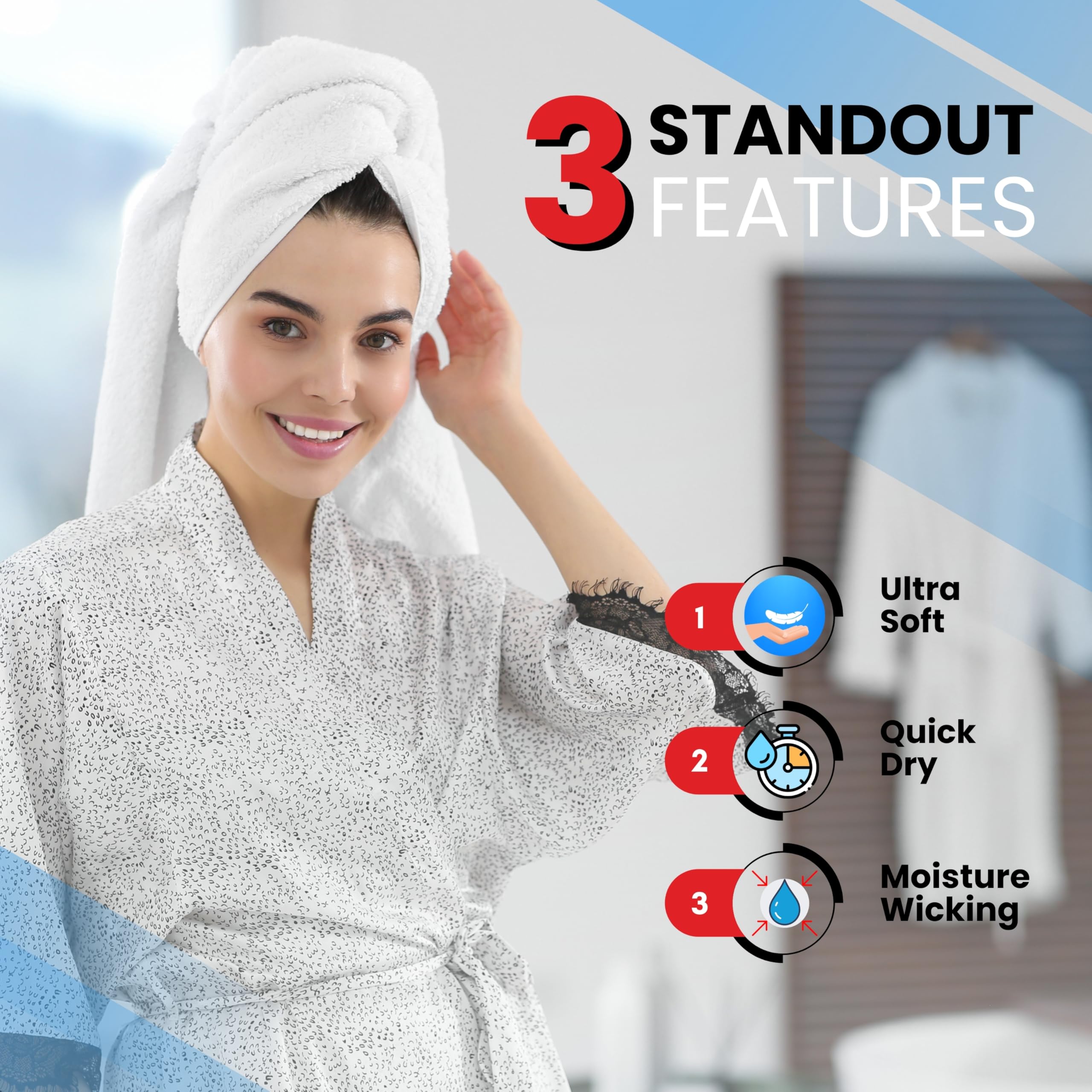 Infinitee Xclusives Bath Towels Set of 4 (70x140 cm) - 100% Cotton, Super Absorbent, Quick-Dry Towels for Bathroom, Spa, Gym & Hotel |Charming Grey|