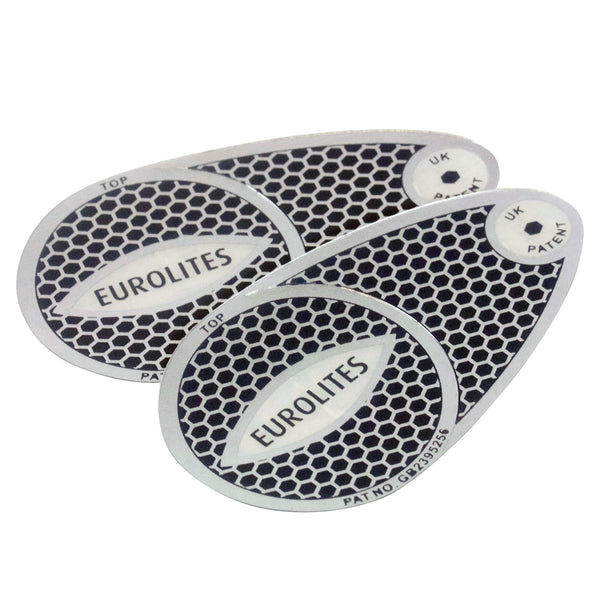 AA Car Headlamp Headlight Beam Converters Adaptors Benders AA8338 – EU Driving Essential – 1 Pair, Grey