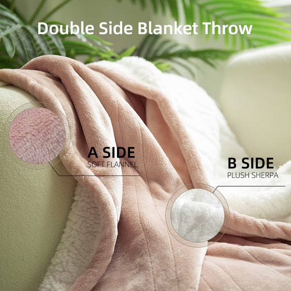 GOTCOZY Heated Blanket Electric Throw 130x160cm -Soft Silky Plush Heated Blanket with 6 Heat Settings & 10 Hours Auto-Off Timer For Home Office Use