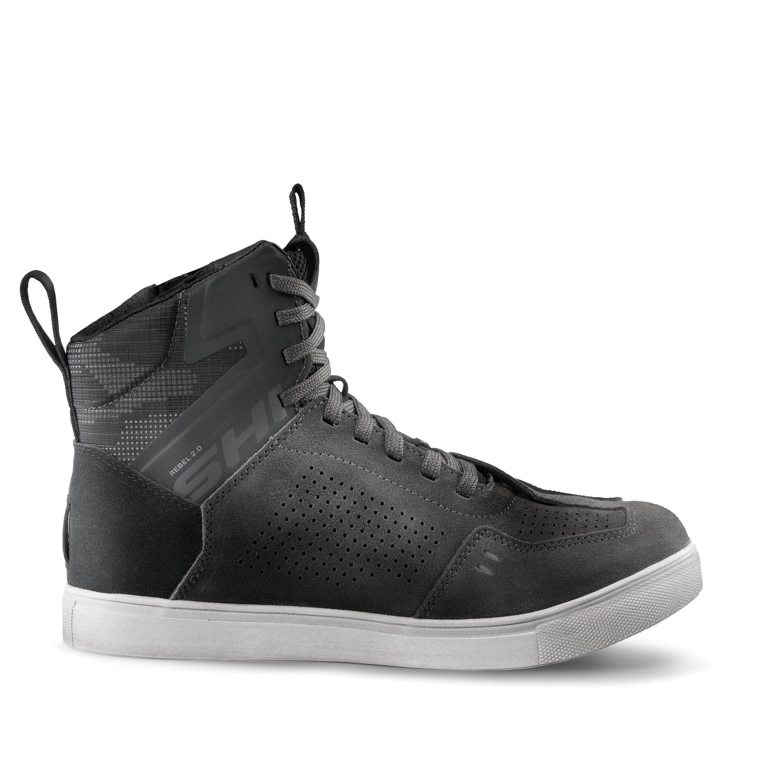 SHIMA Rebel 2.0 Motorbike Boots for Men Women Ventilated Waterproof Leather Shoes Summer Suede Motorcycle