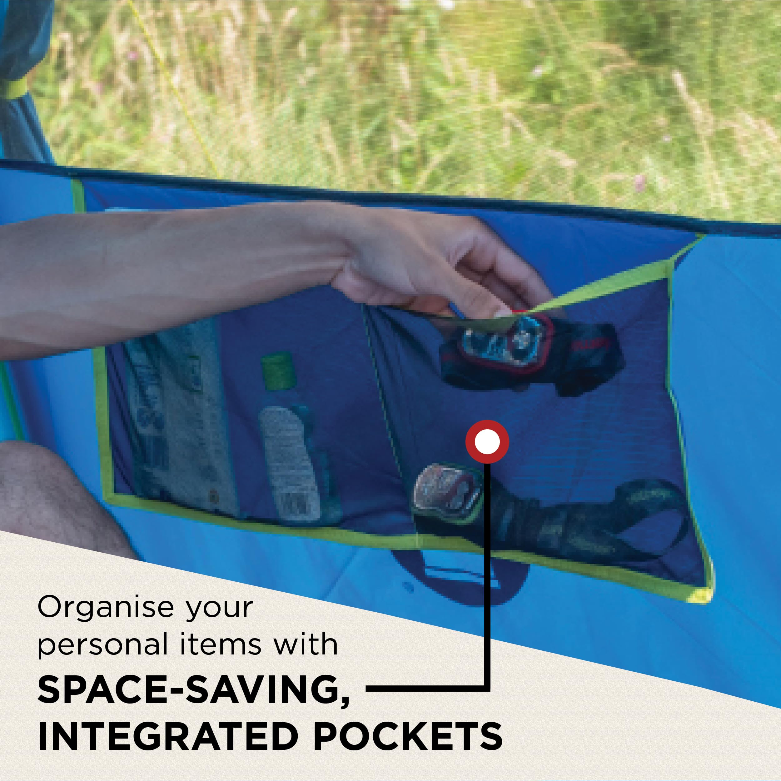 Coleman Tent Octago, 3 Man Tent Ideal for Camping in the Garden, Dome Tent, Waterproof 3 Person Camping Tent with Sewn-in Groundsheet