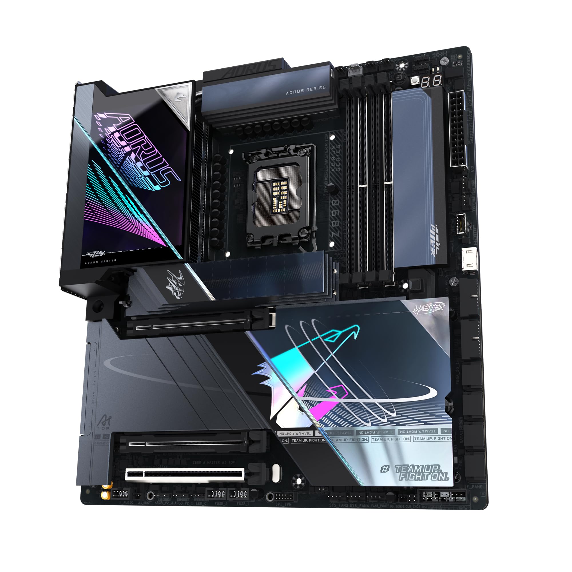 GIGABYTE Z890I AORUS ULTRA Motherboard - Supports Intel Core Ultra (Series 2) CPUs, 8+1+2 phases VRM, up to 8800MHz DDR5 (OC), 1xPCIe 5.0 + 1xPCIe 4.0, Wi-Fi 7, 2.5GbE LAN, Thunderbolt 4