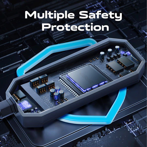 VDLPOWEREU EV Charger 3.6kw, 6A/8A/10A/13A Variable, 3Pin Home Electric Car Charger Cable Type 2, 5 Metres Single-phase Charger with LED Display& Carry Bag, IP65 Waterproof