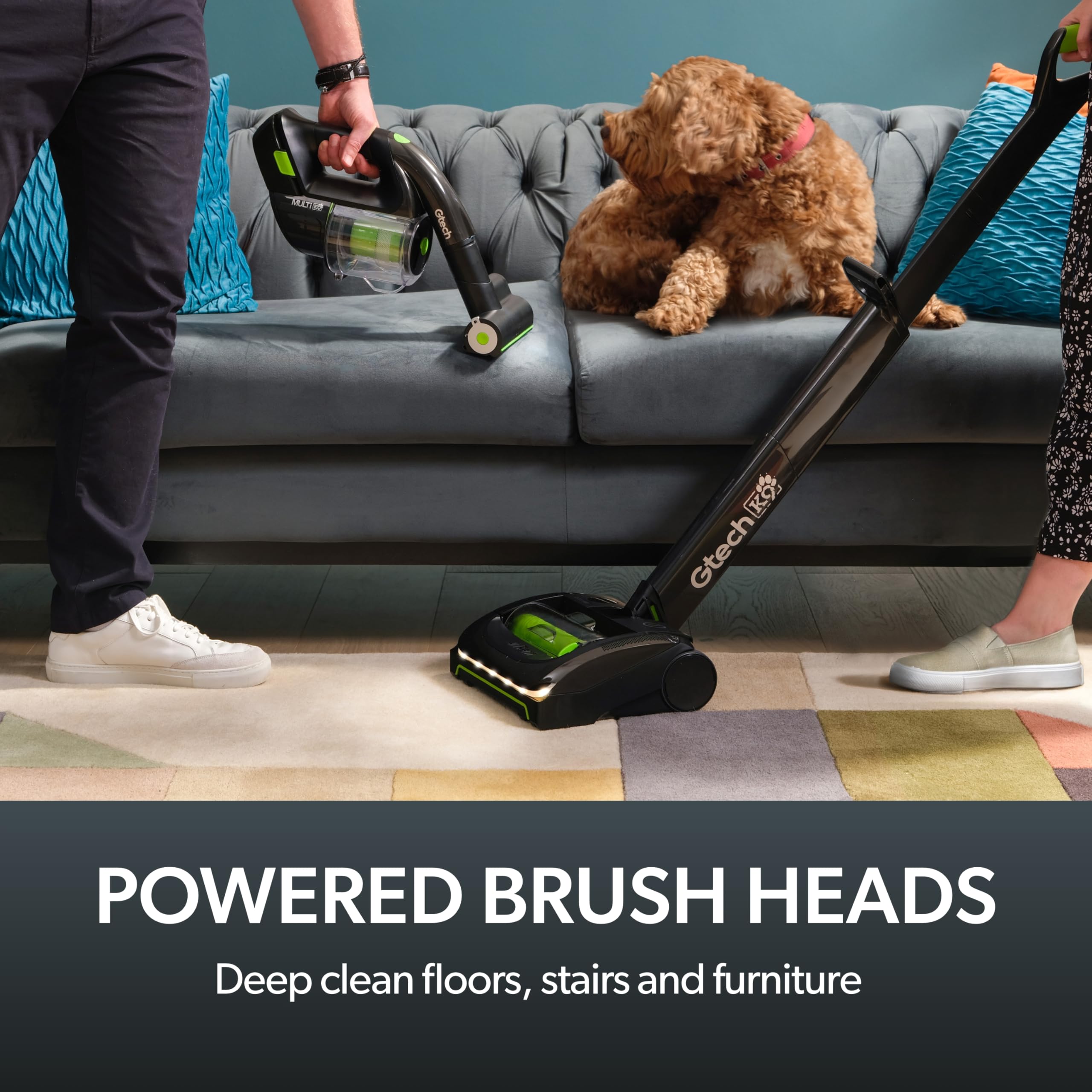 Gtech System, Airram MK2 + Multi MK2 Cordless Vacuum Cleaner Bundle, Combined 60 Mins Runtime