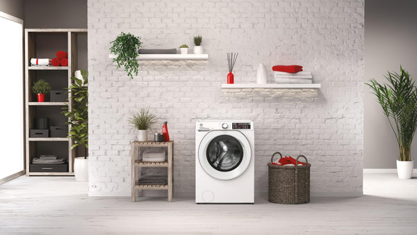 Hoover H-WASH 500 10kg Freestanding Washing Machine, 1400 RPM, A Rated, ECO‑Power Inverter Motor, hOn App, 60 Programmes, Care Dose, Power Care System, White, 60x59x85 cm ‑ HW 410AMC/1-80