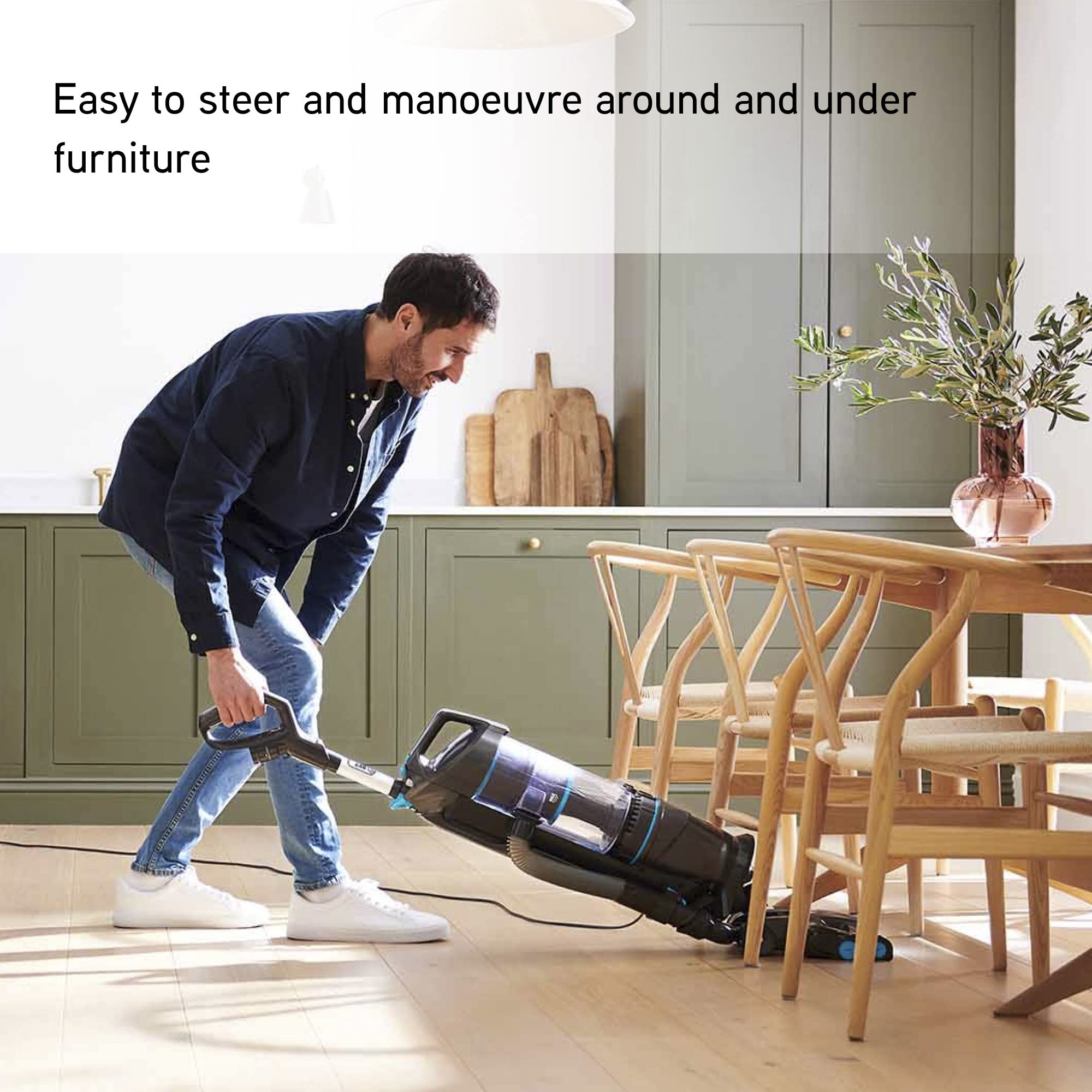 Vax Air Lift 2 Pet Plus Upright Vacuum | VersaClean Technology | Lift Out Technology | Additional Tools - CDUP-PLXP, Grey/Purple