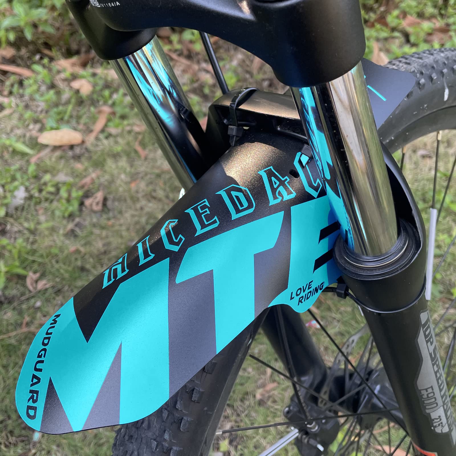 NICEDACK Mudguards Mountain Bike, 2 Pieces Mudguard Fit 20-29 Inch MTB Mudguard Front and Rear Compatible Bicycle Splash Guard